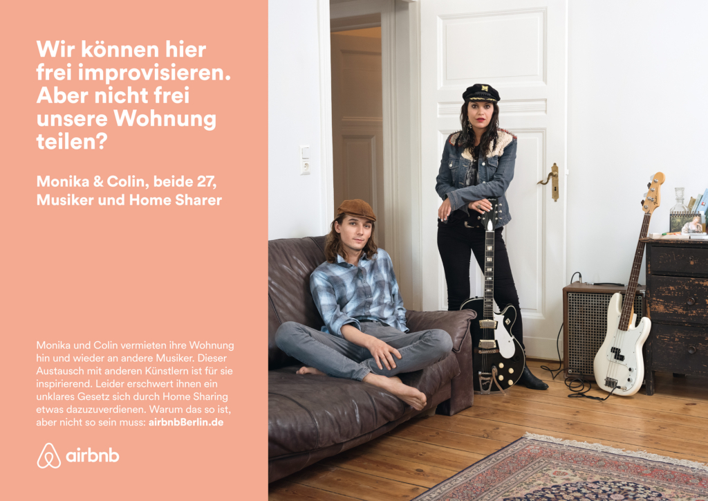 Testimonial Kampagne für Airbnb: Portraits von Airbnb Hosts in ihren Wohnungen