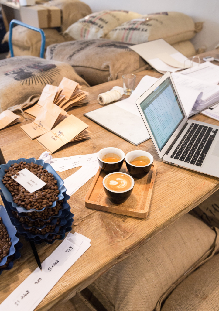 Bilder aus einer Speciality Coffee Kaffeerösterei