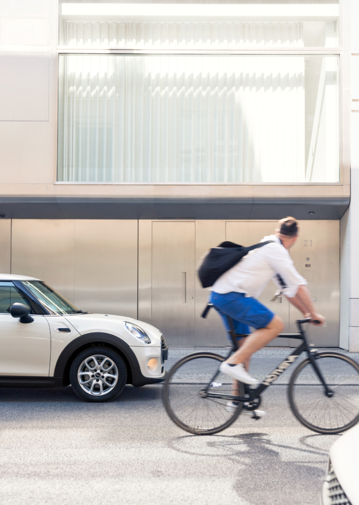 Fahrt mit einem Mini durch Berlin