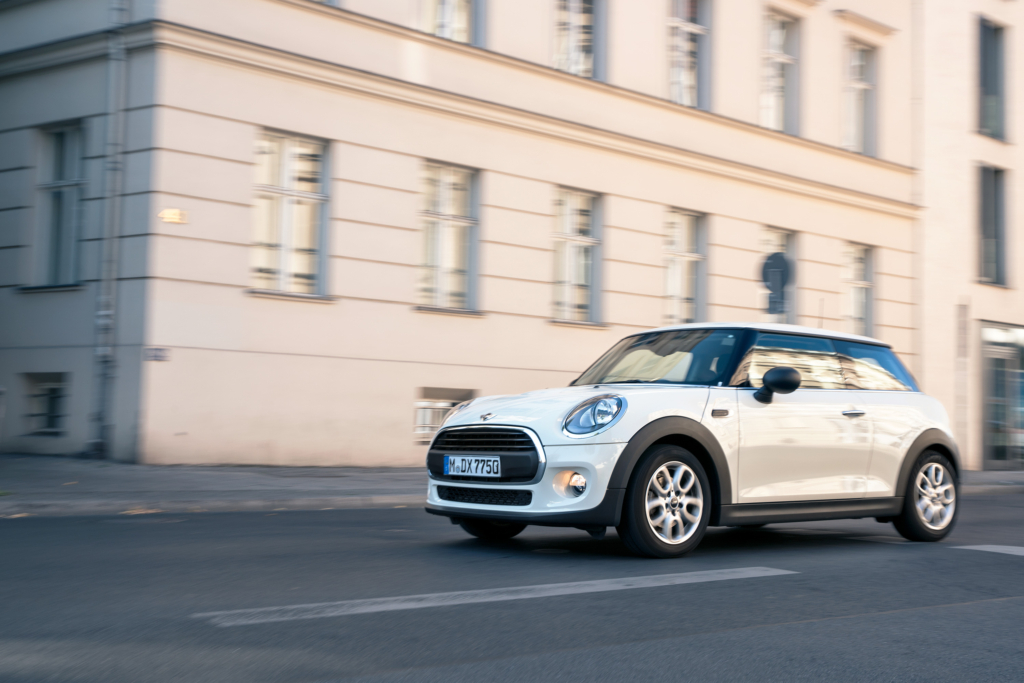 Fahrt mit einem Mini durch Berlin