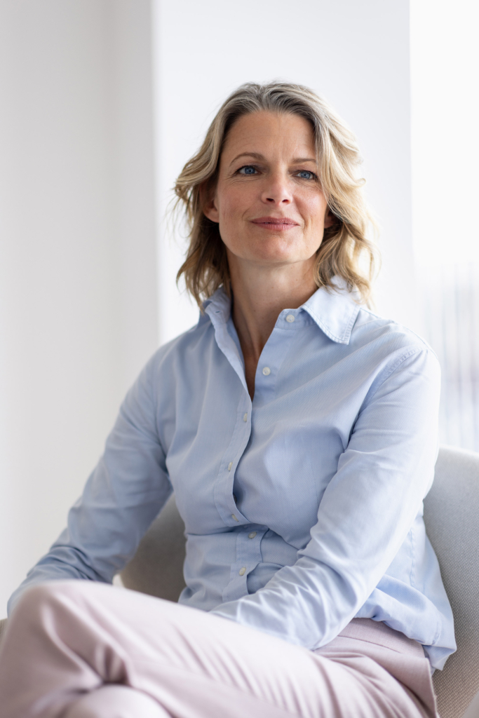 Portraits der Geschäftsführung der Berlinovo Immobiliengesellschaft für ihren Geschäftsbericht: Caroline Oelmann