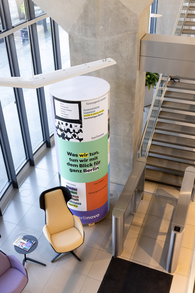 Aufnahme der Geschäftsräume der Berlinovo Immobiliengesellschaft für ihren Geschäftsbericht