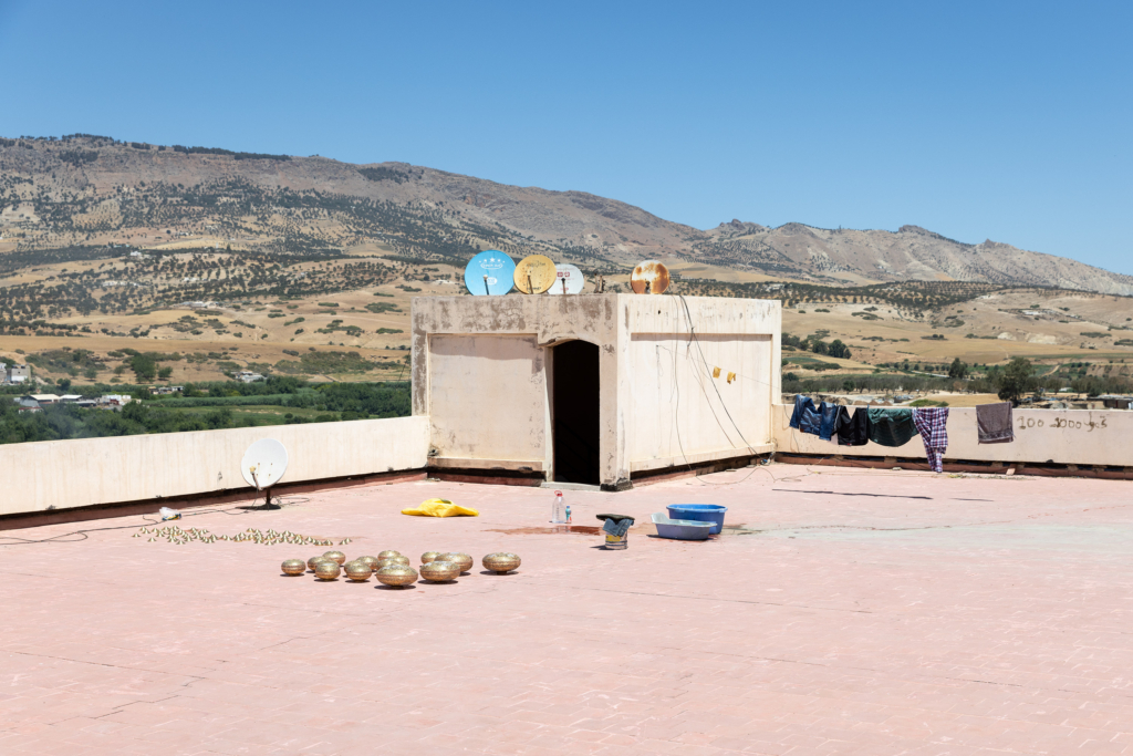 Fez, Morocco, has a long tradition of arts and crafts. I visited and photographed artisans from a variety of fields in their workshops. Metal-work.